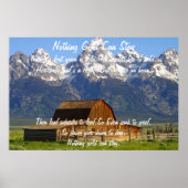 Niets Gold kan Poster blijven 1 (Voorkant)