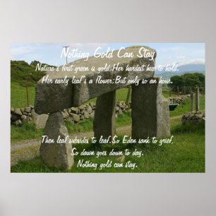 Niets Gold kan Poster blijven 2