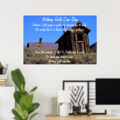 Niets Gold kan Poster blijven 7 (Thuiskantoor)