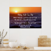 Niets Gold kan zon Poster blijven (Keuken)