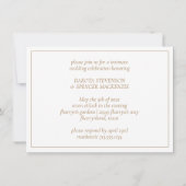 Niets Grieks Gewoon Liefde | Micro Bruiloftsfoto Kaart (Achterkant)