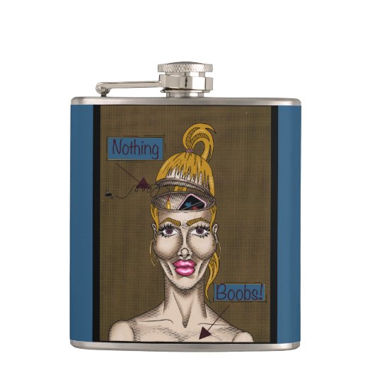 niets heupfles (Voorkant)