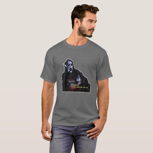 Niets in Chillin Killin Scream Ghost Watch Hor T-shirt (Voorkant volledig)