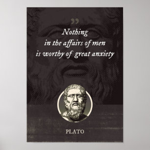 Niets in de aangelegenheden van de mannen is het w poster