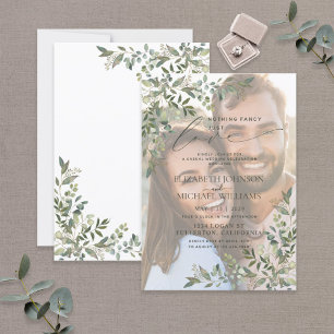 Niets ingewikkelds Alleen liefde Vellum Eucalyptus Kaart