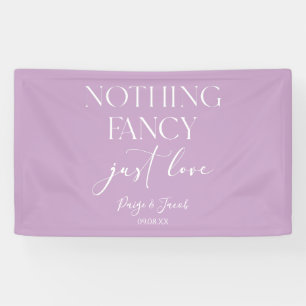Niets ingewikkelds, gewoon lief minimalistisch cas spandoek