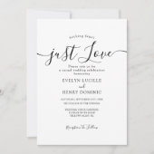 Niets ingewikkelds, gewoon liefde Whimsical Script Kaart (Voorkant)