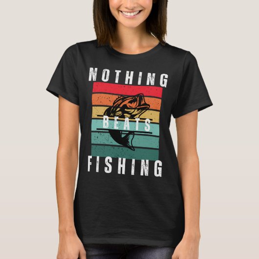 Niets is beter dan vissen t-shirt (Voorkant)