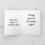 NIETS IS GOED ZONDER ONS MET KERST FEESTDAGEN KAART (Binnen)