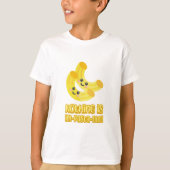 Niets is Im-pasta-ble! Schattigee pasta cartoon T-shirt (Voorkant)
