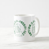 Niets is Impossum grappig Possum Koffiemok (Voorkant rechts)