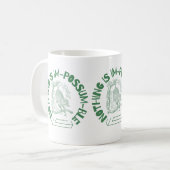 Niets is Impossum grappig Possum Koffiemok (Voorkant links)