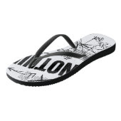 NIETS IS LOGISCH | Brutalist Anti Design Verklarin Teenslippers (Schuin)