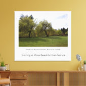 Niets is mooier dan natuur. canvas afdruk (Insitu (Woonkamer))