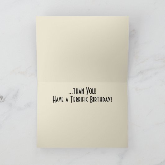 Niets is mooier (verjaardag) kaart (Binnen)