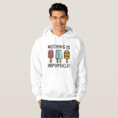 Niets is ondenkbaar hoodie (Voorkant volledig)