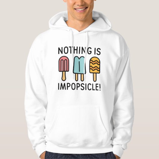 Niets is ondenkbaar hoodie (Voorkant)