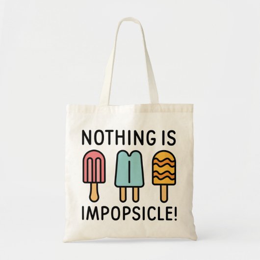 Niets is ondenkbaar tote bag (Voorkant)