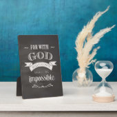 Niets is onmogelijk fotoplaat (Zijkant)