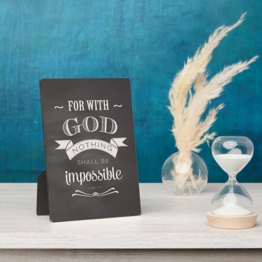 Niets is onmogelijk fotoplaat (Zijkant)