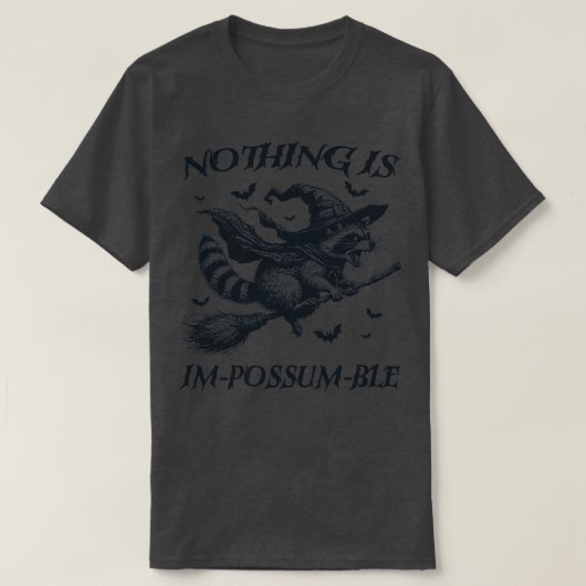 Niets is onmogelijk grappig Possum T-shirt (Design voorkant)