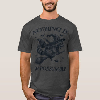 Niets is onmogelijk grappig Possum T-shirt