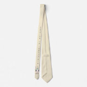 " niets is onmogelijk " , grappige eenhoornkonijn stropdas (Achterkant)