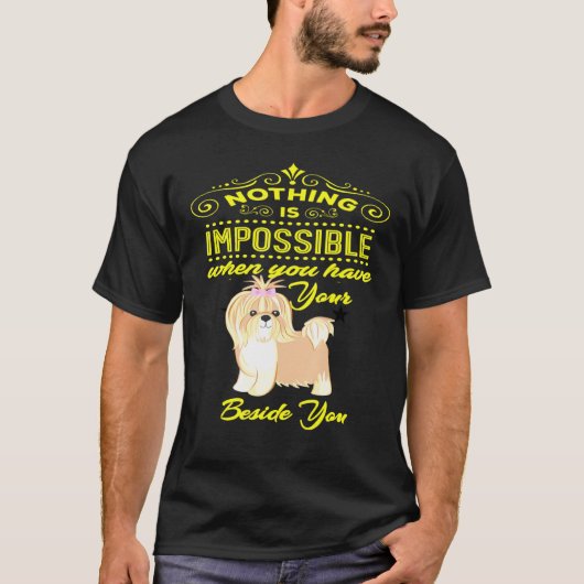 Niets is onmogelijk in Yorkshire Terrier T-shirt (Voorkant)