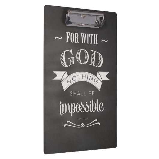 Niets is onmogelijk klembord (Rechts)