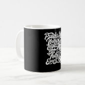 Niets is onmogelijk koffiemok (Voorkant links)