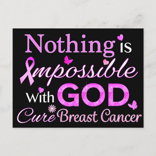 Niets is onmogelijk met GOD Briefkaart (Voorkant)