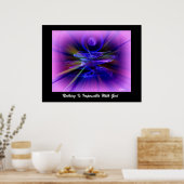 NIETS IS ONMOGELIJK MET GOD..Canvas of Poster (Keuken)