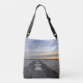 Niets is onmogelijk met God Crossbody Tas (Achterkant)