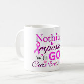 Niets is onmogelijk met GOD Koffiemok (Voorkant links)