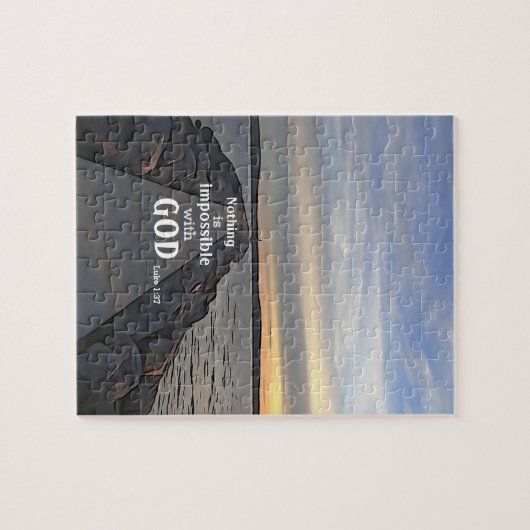 Niets is onmogelijk met God Legpuzzel (Horizontaal)