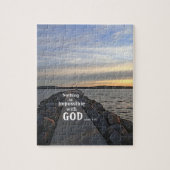 Niets is onmogelijk met God Legpuzzel (Verticaal)