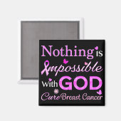 Niets is onmogelijk met GOD Magneet (Voorkant / Achterkant)