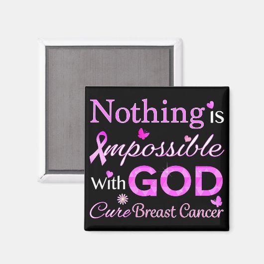 Niets is onmogelijk met GOD Magneet (Voorkant / Achterkant)