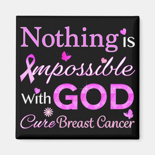 Niets is onmogelijk met GOD Magneet (Voorkant)