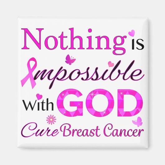 Niets is onmogelijk met GOD Magneet (Voorkant)