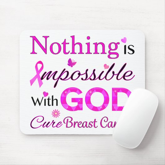 Niets is onmogelijk met GOD Muismat (Met muis)