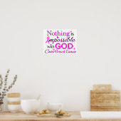 Niets is onmogelijk met GOD Poster (Keuken)