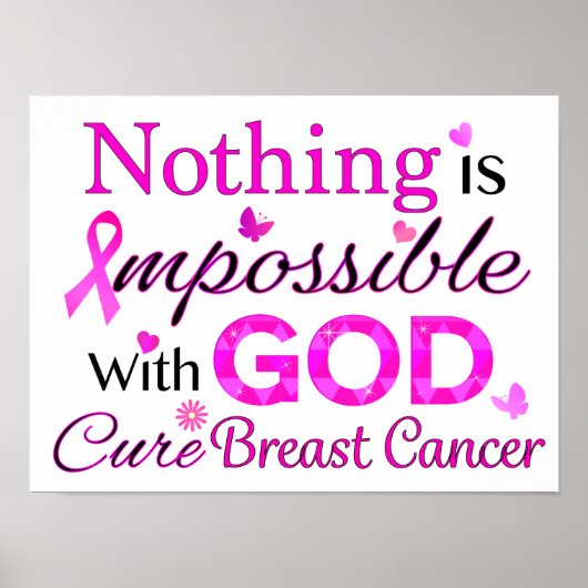 Niets is onmogelijk met GOD Poster (Voorkant)