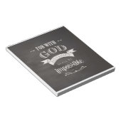 Niets is onmogelijk notitieblok (Schuin)