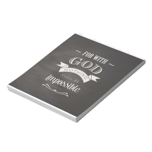 Niets is onmogelijk notitieblok (Linkerzijde)