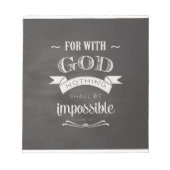 Niets is onmogelijk notitieblok (Voorkant)