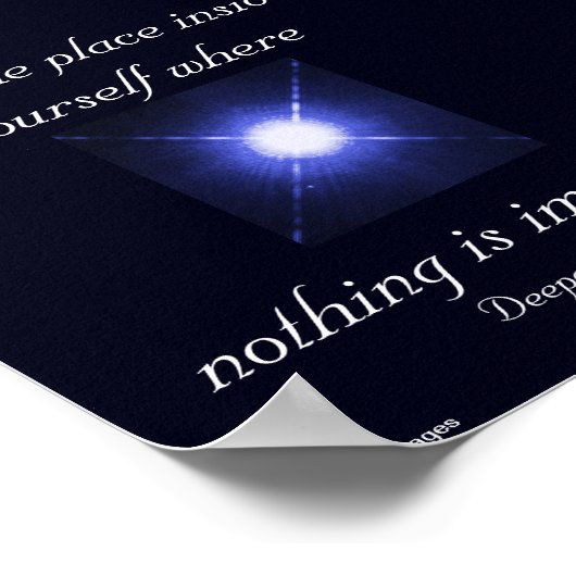 Niets is onmogelijk - poster (Hoek)