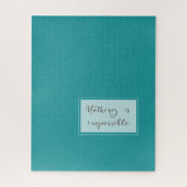 Niets is onmogelijk: Sage Green 006 Legpuzzel (Verticaal)