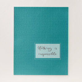 Niets is onmogelijk: Sage Green 006 Legpuzzel
