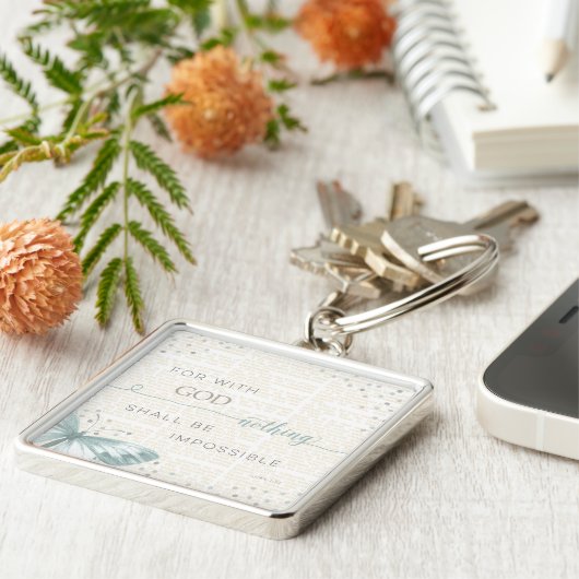 Niets is onmogelijk sleutelhanger (Zijkant)